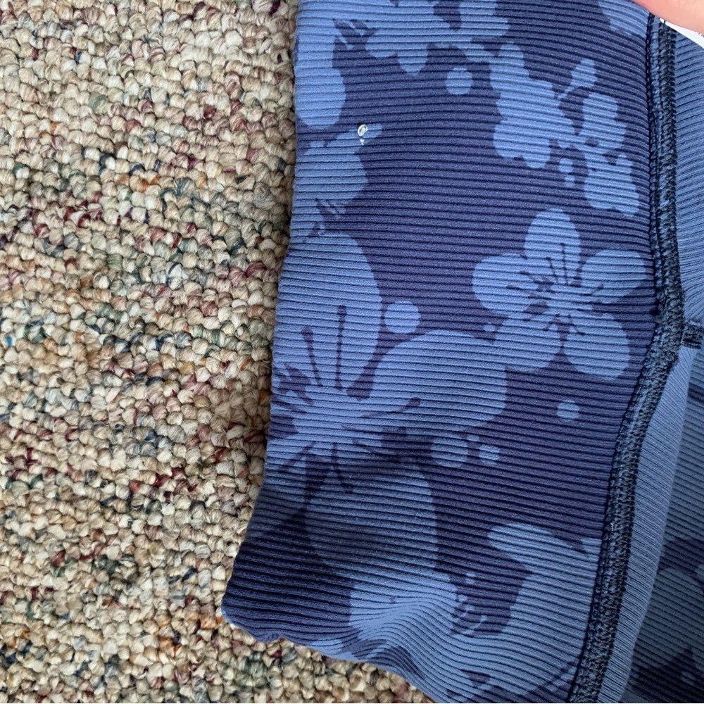 Aerie Blue Floral Leggings
